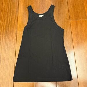 TOTEME Curved Ribbed Stretch Organic Cotton Jersey Tank Top size medium